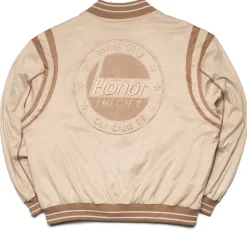 Honor The Gift Oil Head Varsity Jacket