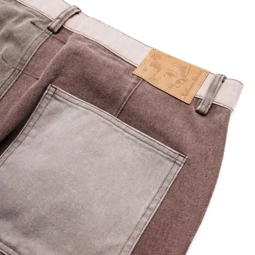 KidSuper Patchwork Face Double Knee Pant