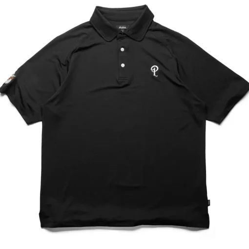 Malbon Golf Raglan Sleeve Mesh Polo