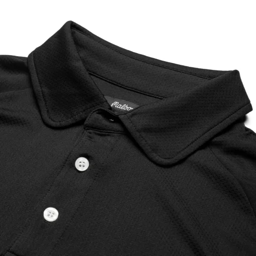Malbon Golf Raglan Sleeve Mesh Polo