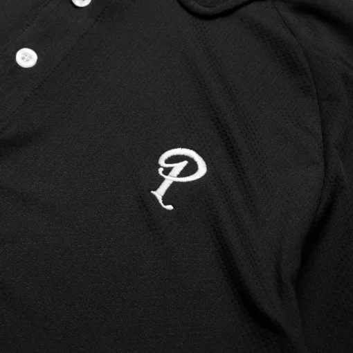 Malbon Golf Raglan Sleeve Mesh Polo