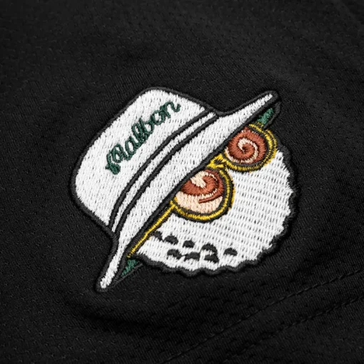 Malbon Golf Raglan Sleeve Mesh Polo