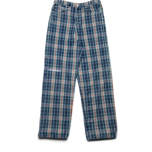 Pleasures Formula Plaid Baggy Jeans