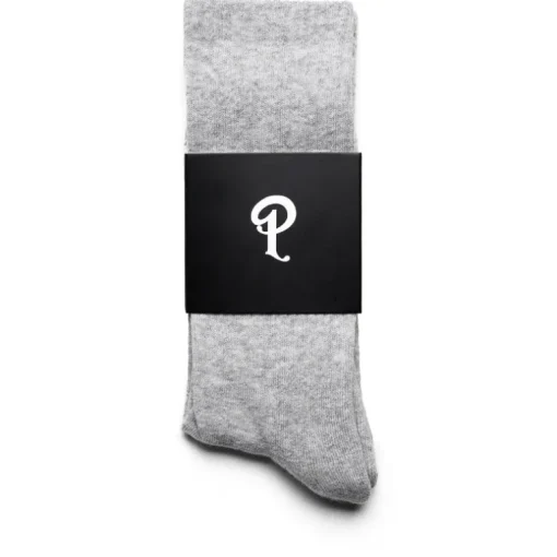 Politics Embroidered Crew Sock