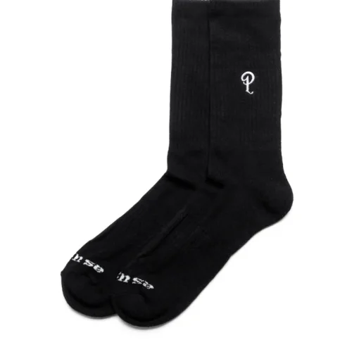 Politics Embroidered Crew Sock