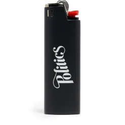 Politics Matte Black Lighter Case