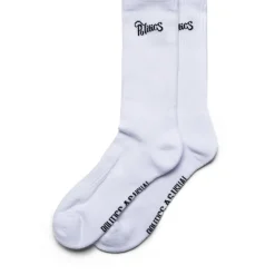 Politics Script Logo Socks