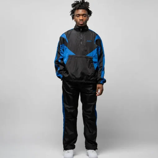 Purple Brand Color Blocked Track Jacket