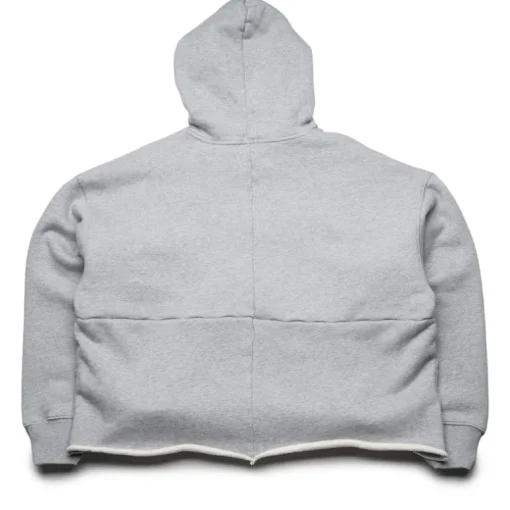 Purple Brand Distressed Cropped Hoodie