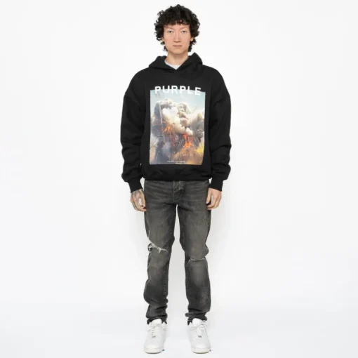 Purple Brand Fireworks Hoodie