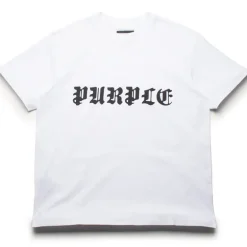 Purple Brand Gothic Wordmark Tee