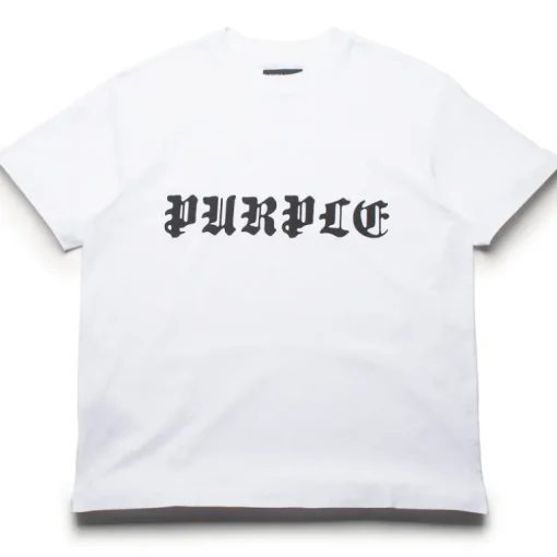Purple Brand Gothic Wordmark Tee