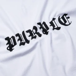 Purple Brand Gothic Wordmark Tee