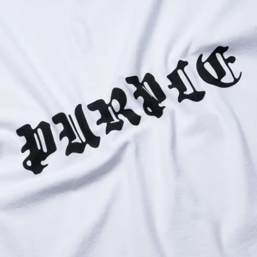 Purple Brand Gothic Wordmark Tee