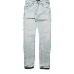 Purple Brand Low Rise Skinny Leg Fade Distressed Jean