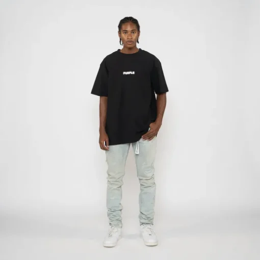 Purple Brand Low Rise Skinny Leg Fade Distressed Jean