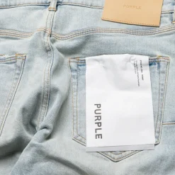 Purple Brand Low Rise Skinny Leg Fade Distressed Jean