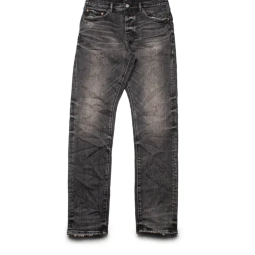 Purple Brand Mid Rise Slim Straight Leg Vintage Dirty Jean