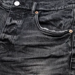 Purple Brand Mid Rise Slim Straight Leg Vintage Dirty Jean
