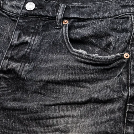 Purple Brand Mid Rise Slim Straight Leg Vintage Dirty Jean