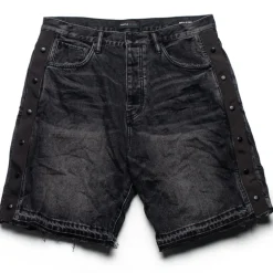 Purple Brand Tearaway Denim Shorts