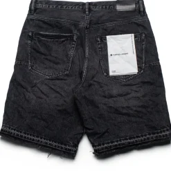 Purple Brand Tearaway Denim Shorts