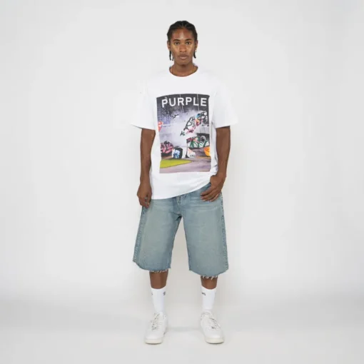 Purple Brand Textured Inside Out Tee