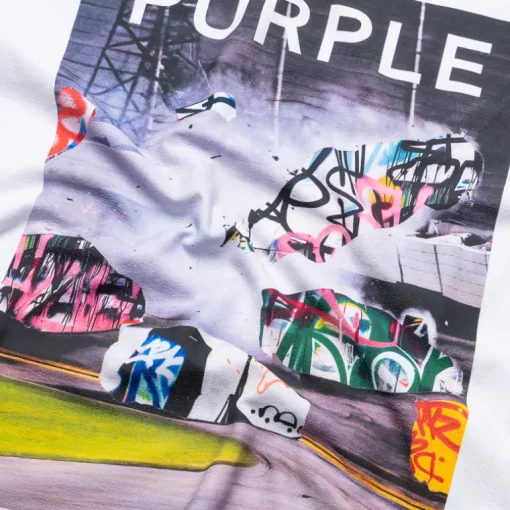 Purple Brand Textured Inside Out Tee
