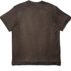 Purple Brand Worn Gothic Wordmark Overdye Tee