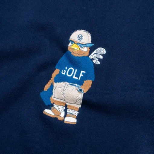 Quiet Golf QG Owl Cotton Sweater