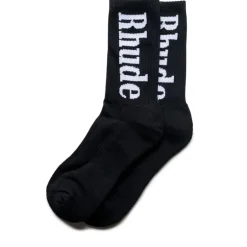 Rhude Vertical Logo Sock