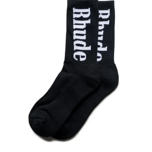 Rhude Vertical Logo Sock