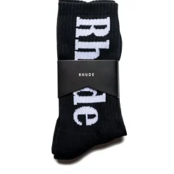 Rhude Vertical Logo Sock